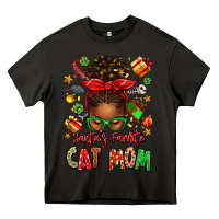 Asphalt santas favorite cat mom Heavy Core Tee - texasbilliewilder