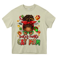 Mossy santas favorite cat mom Heavy Core Tee - texasbilliewilder