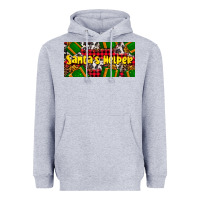 Heather Grey santa's helper with gifts Heavyweight Hoodie - AdoDesignShop