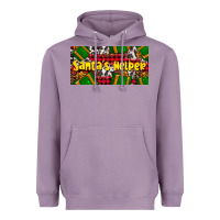 Lavender santa's helper with gifts Heavyweight Hoodie - AdoDesignShop