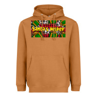 Santa's Helper With Gifts Heavyweight Hoodie | Teevron