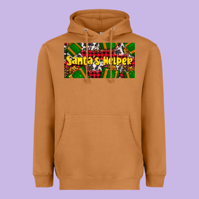 Santa's Helper With Gifts Heavyweight Hoodie Designed By Adodesignshop