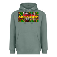 Sage santa's helper with gifts Heavyweight Hoodie - AdoDesignShop