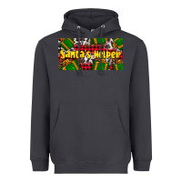 Smoke santa's helper with gifts Heavyweight Hoodie - AdoDesignShop
