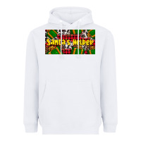 White santa's helper with gifts Heavyweight Hoodie - AdoDesignShop