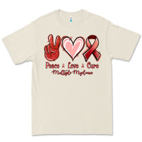 Bone Peace Love Cure Multiple Myeloma Cancer Premium Tee - Jasminsmagicworld