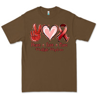 Cacao Peace Love Cure Multiple Myeloma Cancer Premium Tee - Jasminsmagicworld