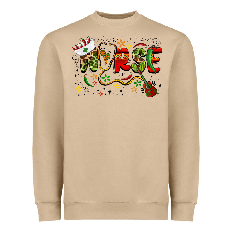 Cinco De Mayo Nurse Heavyweight Sweatshirt by BarkalooDesign | Teevron