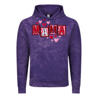 Cloud Purple Mother's Day mama hearts Vintage Hoodie - FaDigitalArtStudio