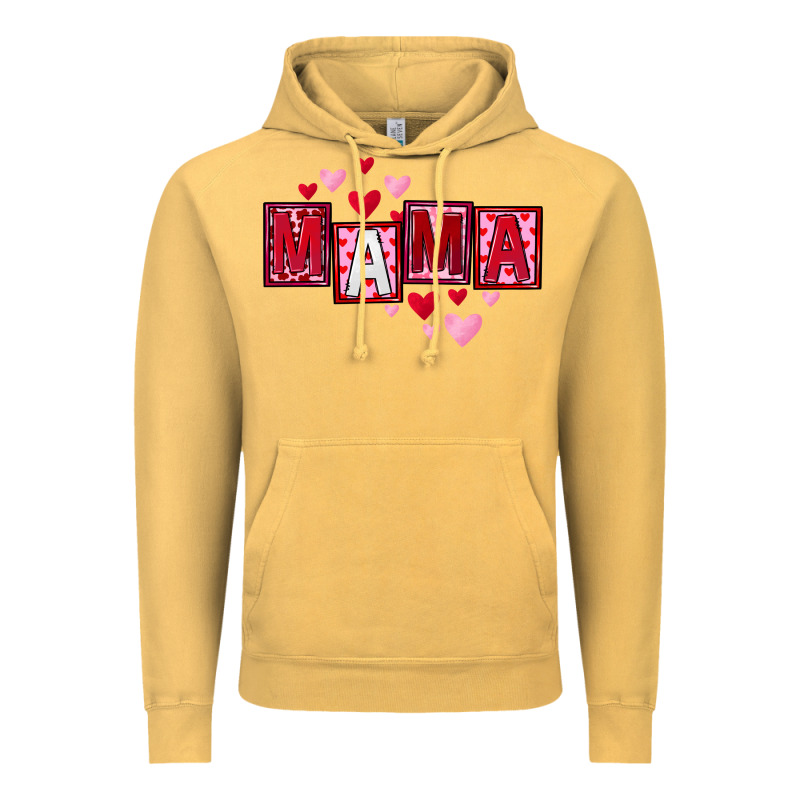 Mother's Day Mama Hearts Vintage Hoodie by FaDigitalArtStudio | Teevron