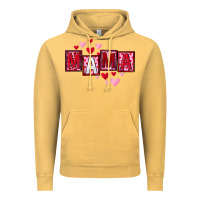 Vintage Mustard Mother's Day mama hearts Vintage Hoodie - FaDigitalArtStudio
