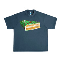 Midnight Navy green christmas cake fa element 1 Urban Heavy Tee - FaDigitalArtStudio