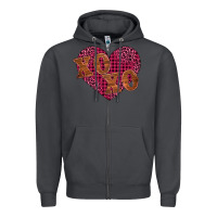 Smoke xoxo Zipper Hoodie - BarkalooDesign