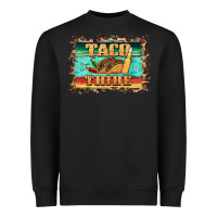Black taco tribe western background Heavyweight Sweatshirt - BarkalooDesign