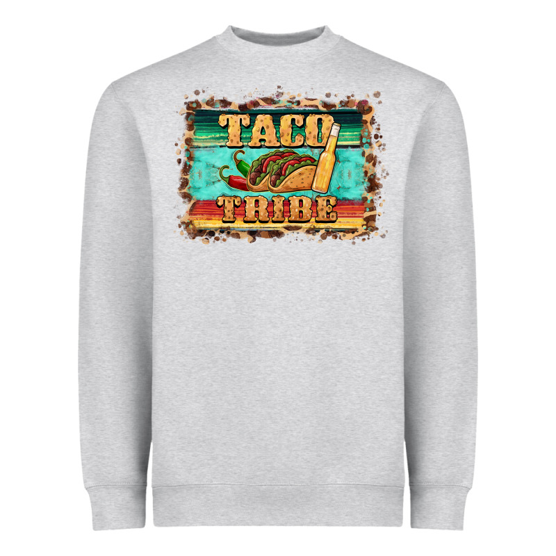 Taco Tribe Western Background Heavyweight Sweatshirt by BarkalooDesign | Teevron