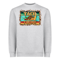 Heather Grey taco tribe western background Heavyweight Sweatshirt - BarkalooDesign