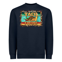 Navy taco tribe western background Heavyweight Sweatshirt - BarkalooDesign