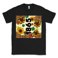 Black juneteenth 1865 sunflowers Classic Tee - Artiststas
