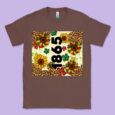 Juneteenth 1865 Sunflowers Classic Tee Designed By Artiststas
