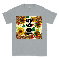 Heather Grey juneteenth 1865 sunflowers Classic Tee - Artiststas