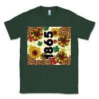 Sports Green juneteenth 1865 sunflowers Classic Tee - Artiststas