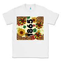 White juneteenth 1865 sunflowers Classic Tee - Artiststas