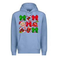Colony Blue Christmas teacher Premium Hoodie - CowhideDigitalArt