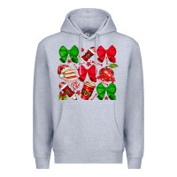 Heather Grey Christmas teacher Premium Hoodie - CowhideDigitalArt