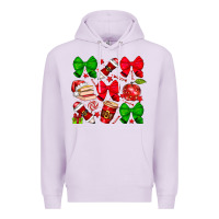 Lilac Christmas teacher Premium Hoodie - CowhideDigitalArt