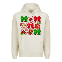 Oatmeal Heather Christmas teacher Premium Hoodie - CowhideDigitalArt
