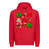 Red Christmas teacher Premium Hoodie - CowhideDigitalArt