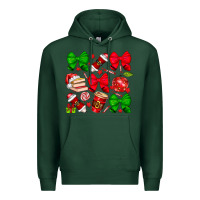 Sports Green Christmas teacher Premium Hoodie - CowhideDigitalArt