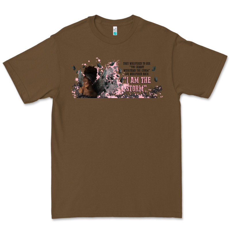 I Am The Storm With Girl And Butterflies Premium Tee by TumblerDesignByShophia | Teevron