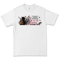 White i am the storm with girl and butterflies Premium Tee - TumblerDesignByShophia