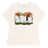 Bone ghost horses halloween Ladies Tee - CowGirlArtShop