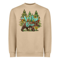 Mushroom mama bear trees Heavyweight Sweatshirt - BarkalooDesign