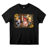 Black western farm animals Heavy Core Tee - RanaPortraitStore