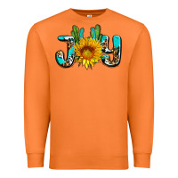 Carrot joy with sunflower and cactus ado Premium Sweatshirt - AdoDesignShop