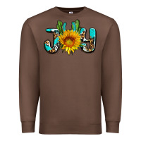 Chestnut joy with sunflower and cactus ado Premium Sweatshirt - AdoDesignShop