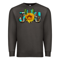 Smoke joy with sunflower and cactus ado Premium Sweatshirt - AdoDesignShop
