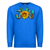 True Royal joy with sunflower and cactus ado Premium Sweatshirt - AdoDesignShop
