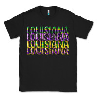 Black louisiana mardi gras Classic Tee - CowGirlArtShop