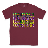 Burgundy louisiana mardi gras Classic Tee - CowGirlArtShop