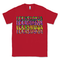 Red louisiana mardi gras Classic Tee - CowGirlArtShop