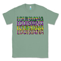 Sage louisiana mardi gras Classic Tee - CowGirlArtShop