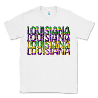 White louisiana mardi gras Classic Tee - CowGirlArtShop