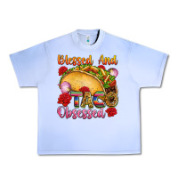 Grape Ice Blessed and taco obsessed Mexico Urban Heavy Tee - FaDigitalArtStudio
