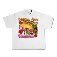 Lunar Rock Blessed and taco obsessed Mexico Urban Heavy Tee - FaDigitalArtStudio