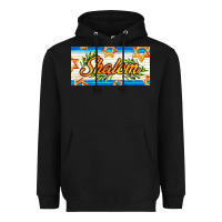 Black shalom with olive branch Heavyweight Hoodie - AdoDesignShop
