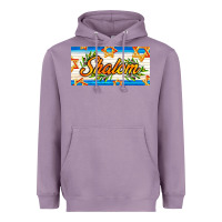 Lavender shalom with olive branch Heavyweight Hoodie - AdoDesignShop